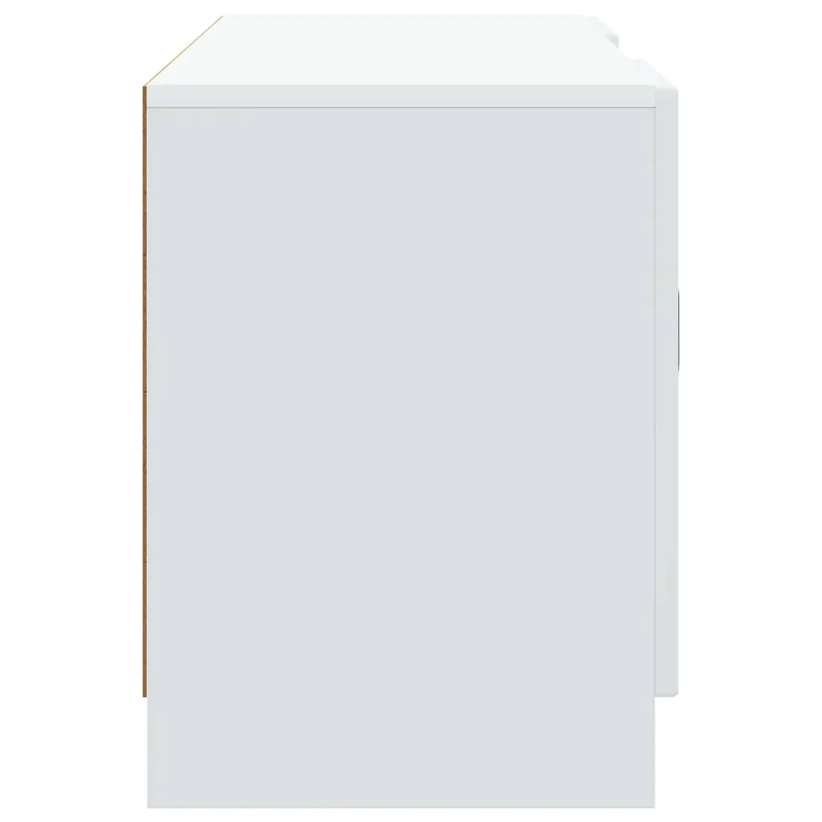 White TV Cabinet for Living Room Storage