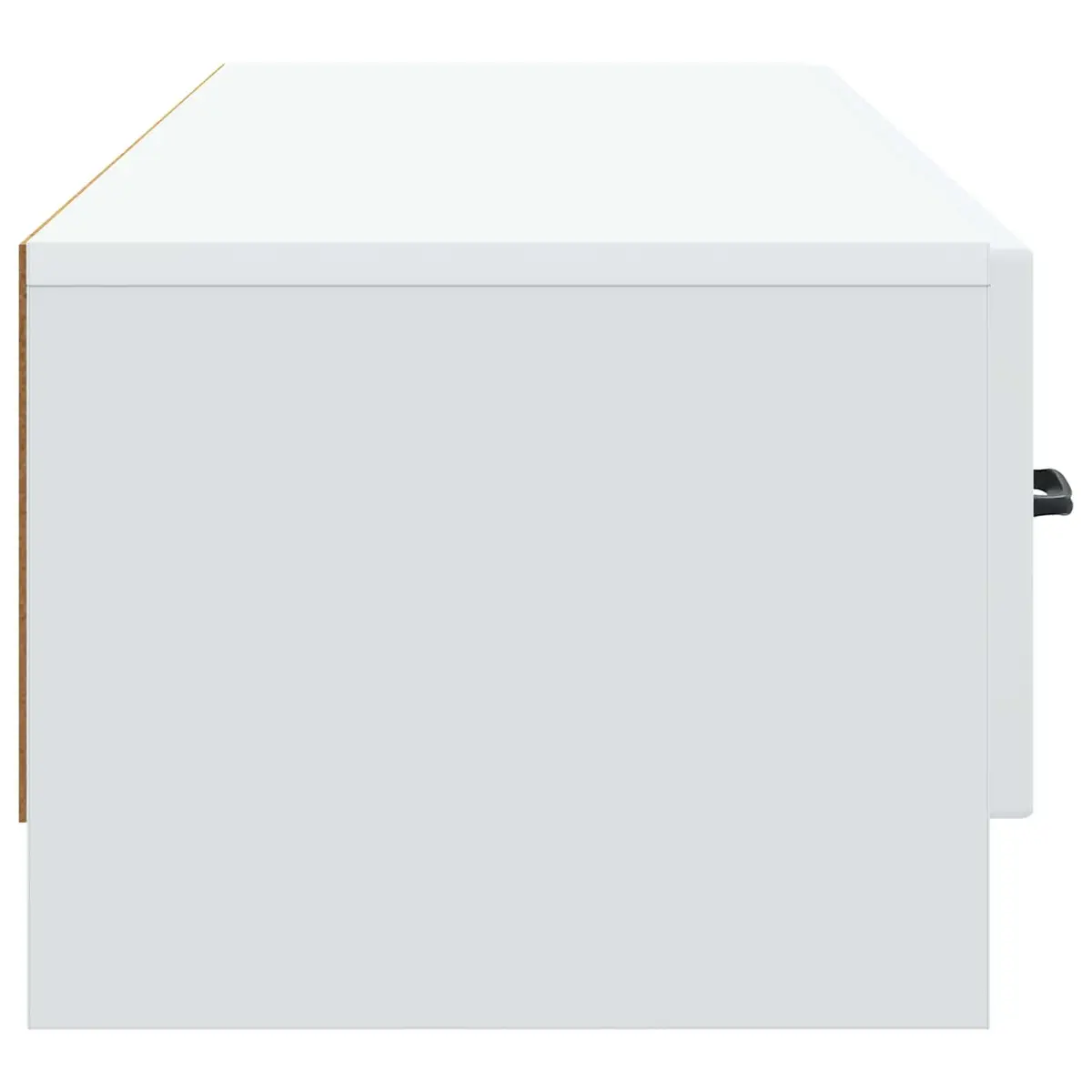 TV Cabinet Modern White 147cm Engineered Wood with Drawer