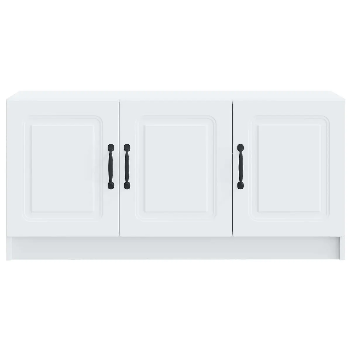 White TV Cabinet Modern Living Room Storage Unit Media Console 99x34.5x47cm