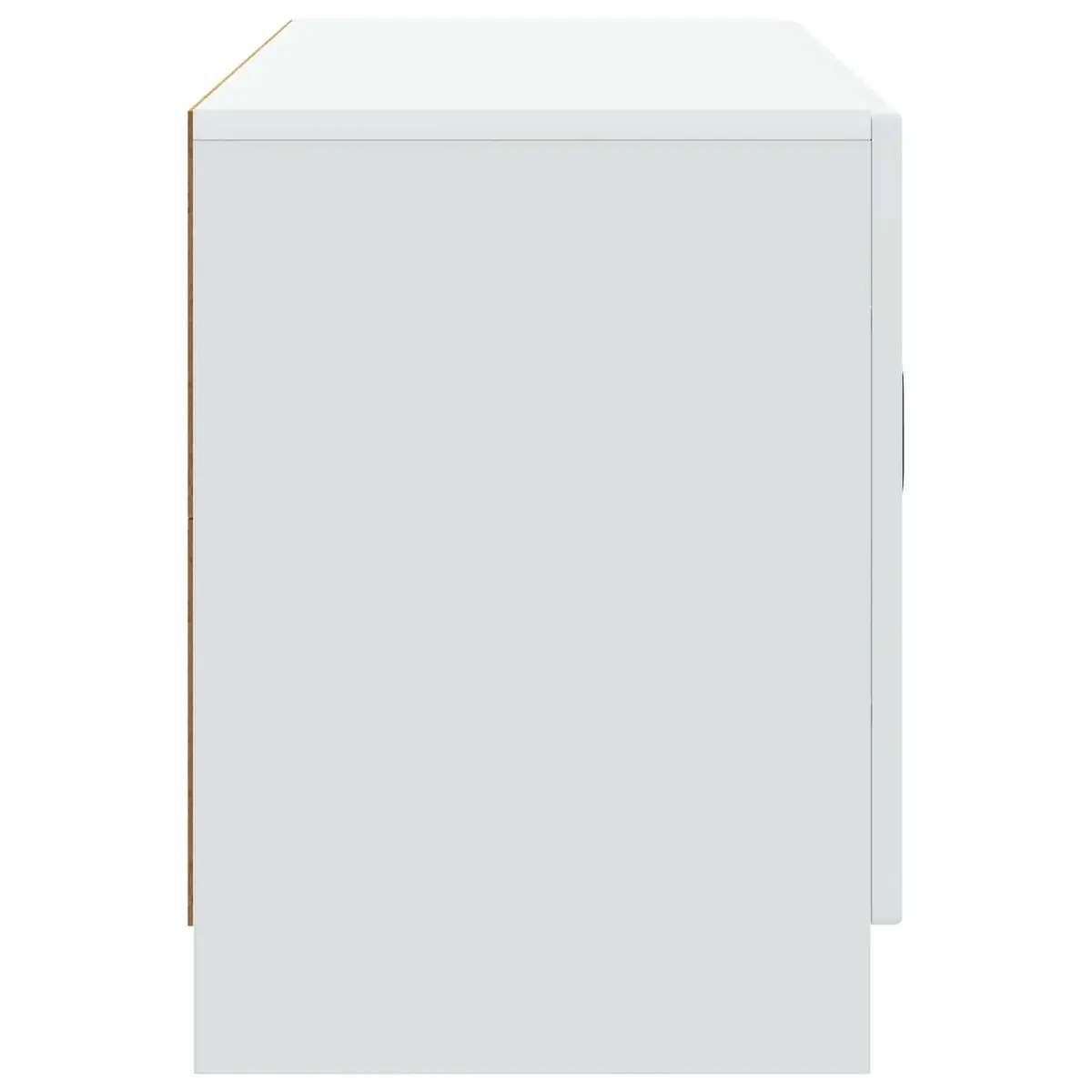 White TV Cabinet Modern Living Room Storage Unit Media Console 99x34.5x47cm