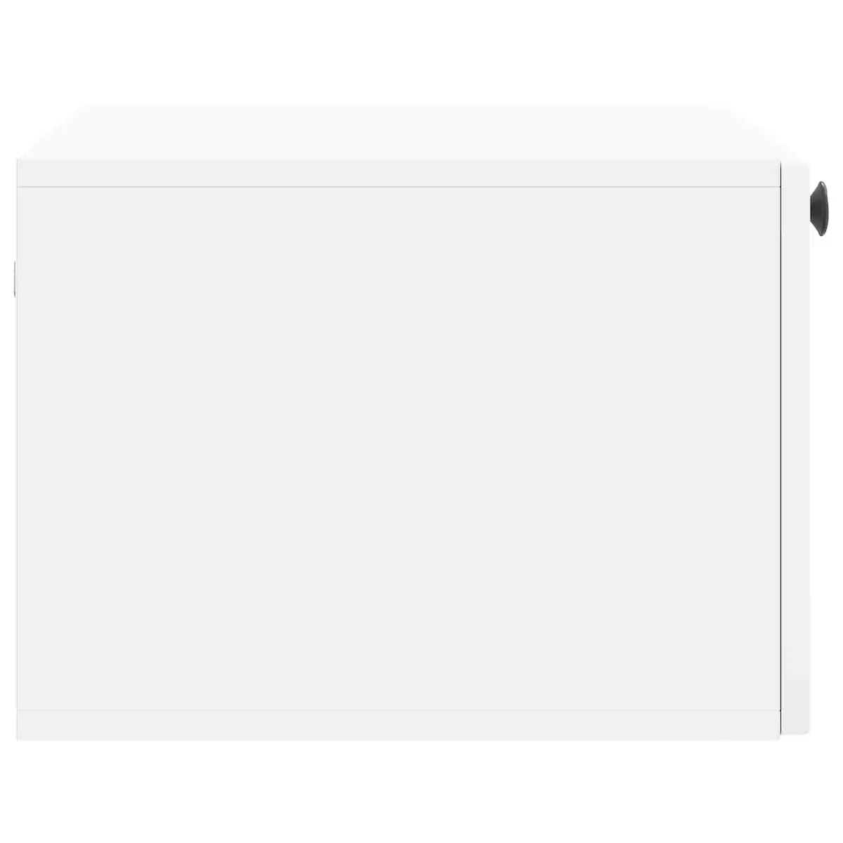 Wall-Mounted TV Cabinet in White
