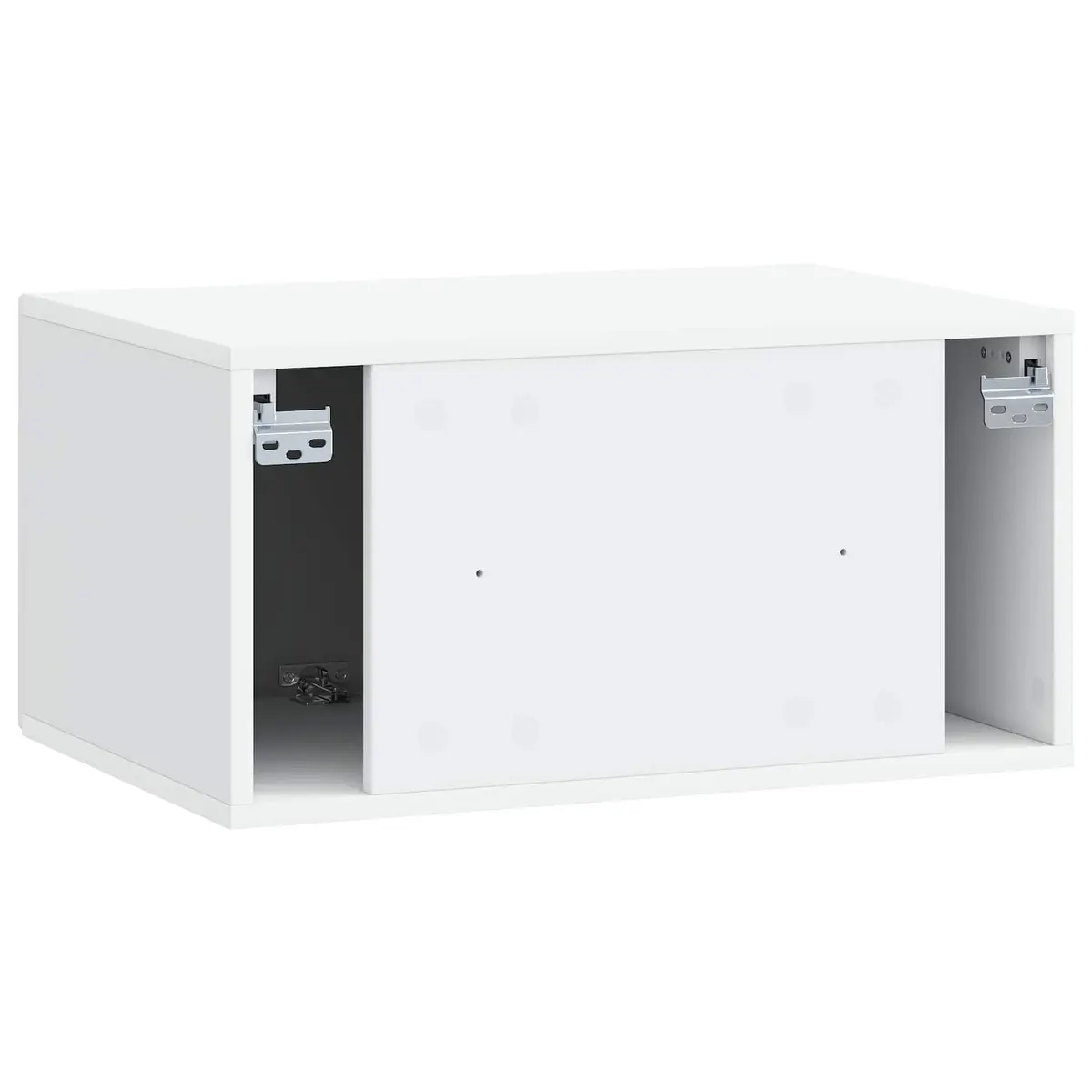 Wall-Mounted TV Cabinet in White