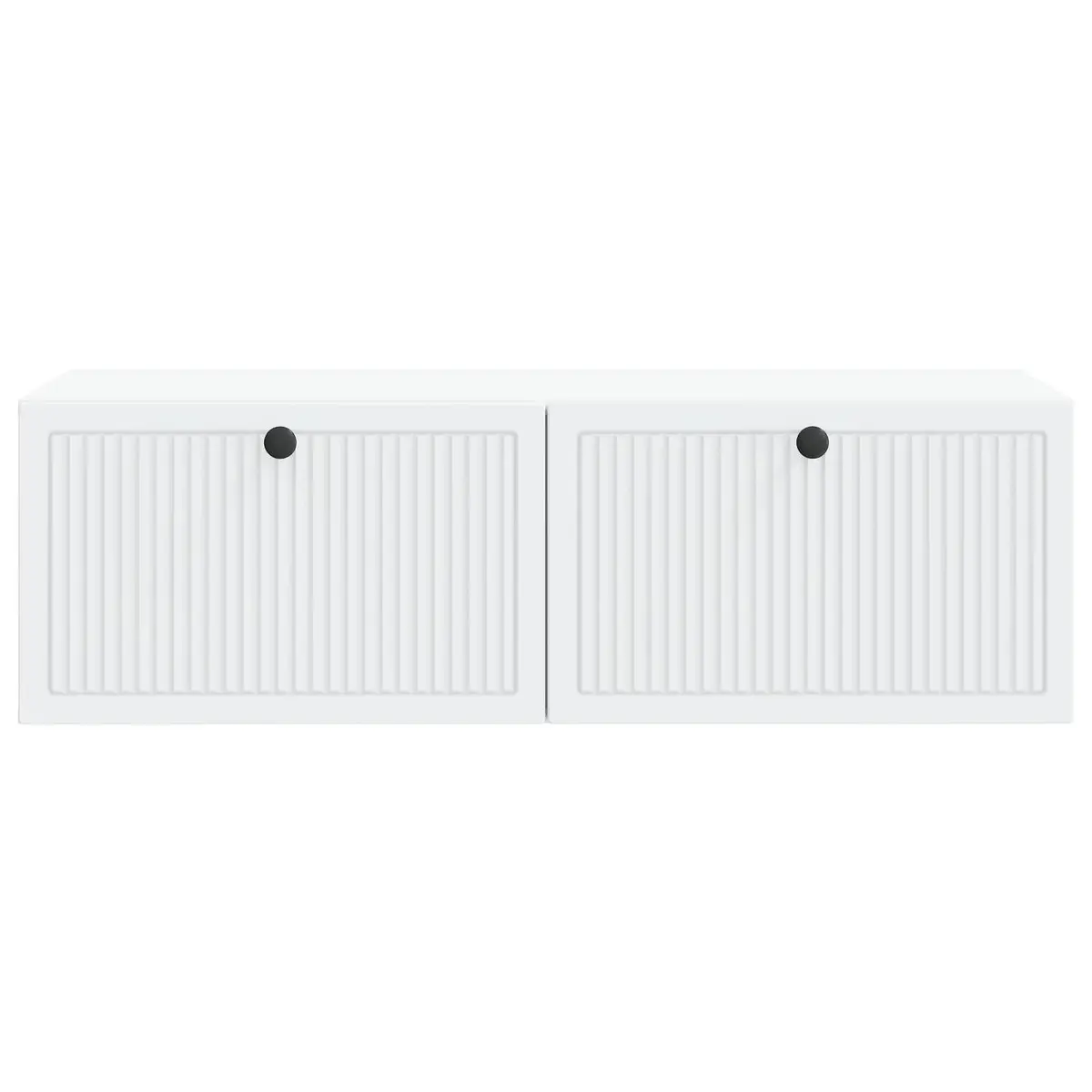 Wall-Mounted TV Cabinet White Modern 98cm Engineered Wood