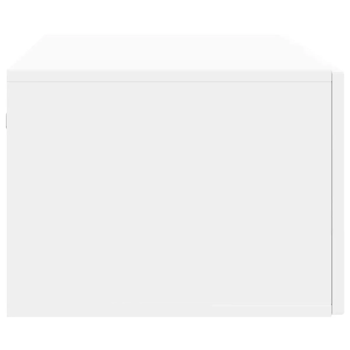Wall-Mounted TV Cabinet White Modern 98cm Engineered Wood
