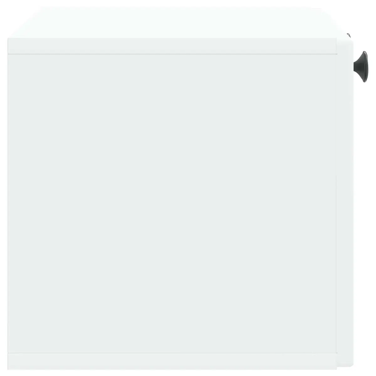 Wall-Mounted TV Cabinet in White