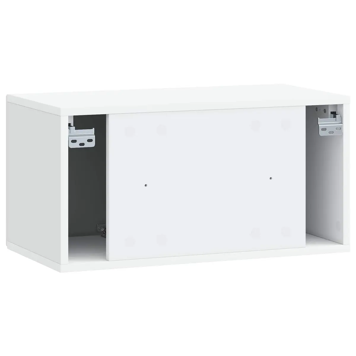 Wall-Mounted TV Cabinet in White