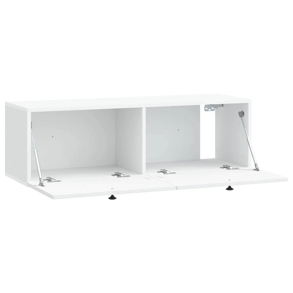 Wall-Mounted TV Cabinet White 98 x 31 x 30 cm Engineered Wood