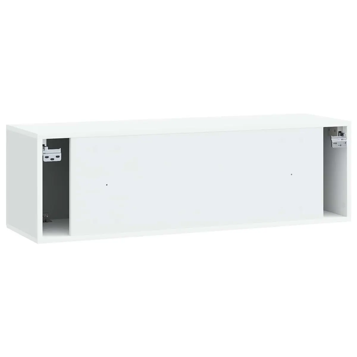 Wall-Mounted TV Cabinet White 98 x 31 x 30 cm Engineered Wood