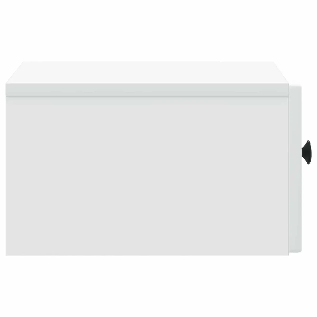 Wall-Mounted Cabinet Compact White Engineered Wood Drawer Storage Organiser