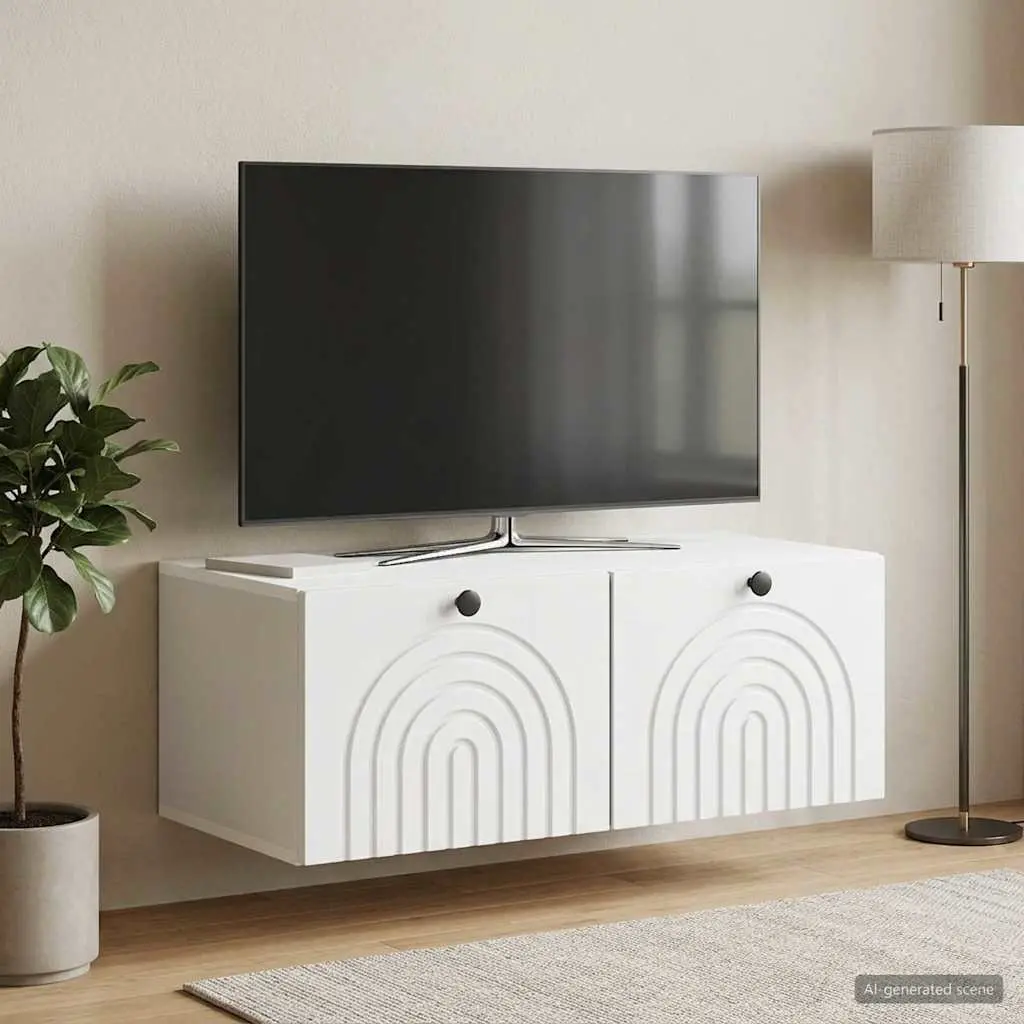 Wall-Mounted TV Cabinet for Living Room
