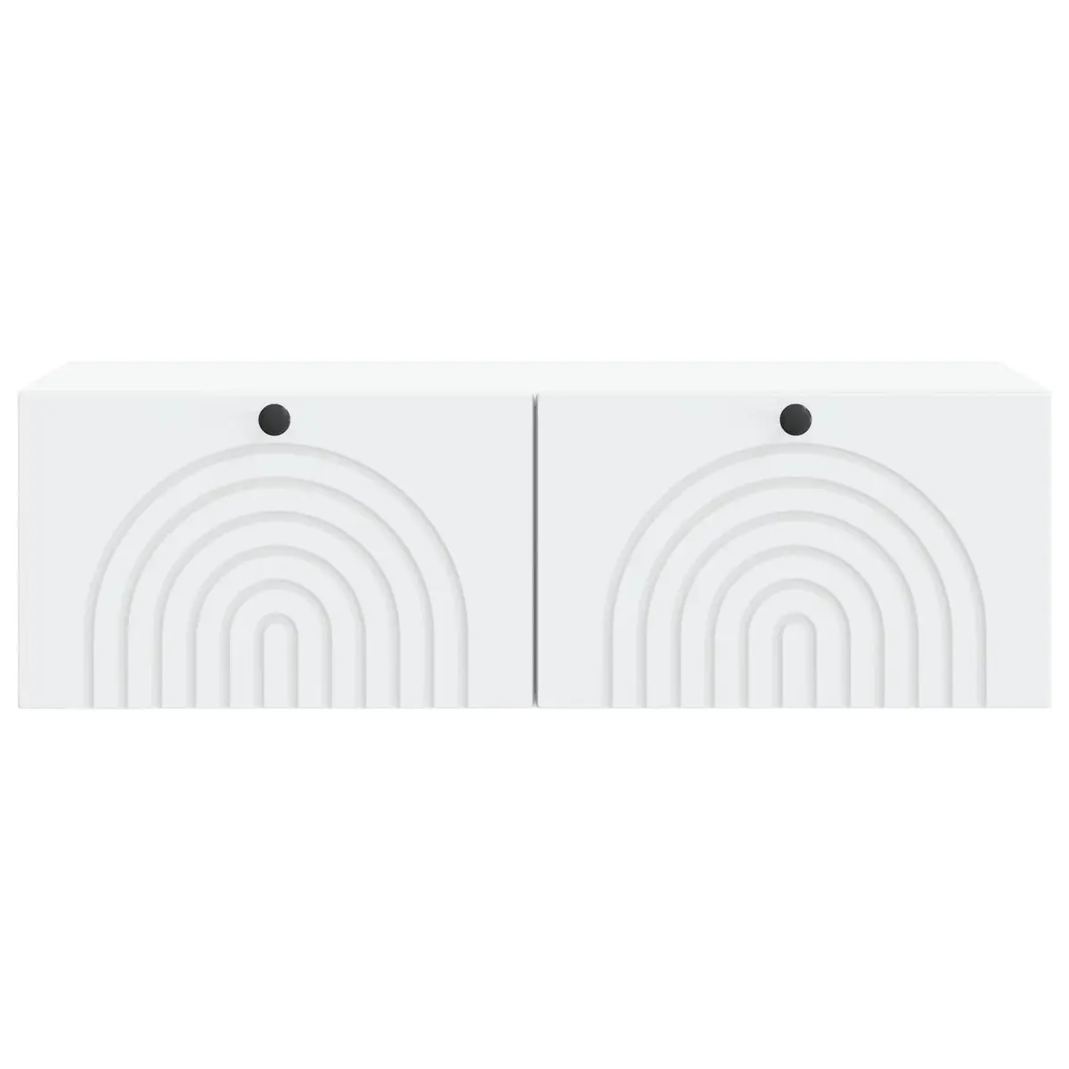 Wall-Mounted TV Cabinet White 99 x 41 x 30 cm Engineered Wood Storage Unit