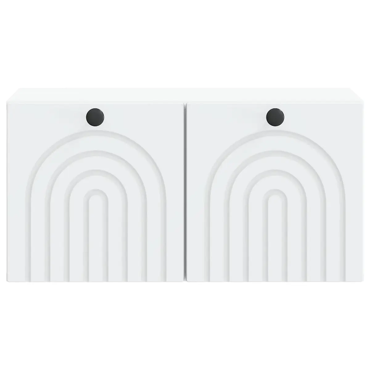Wall-Mounted TV Cabinet in White 59.5 x 31 x 30 cm