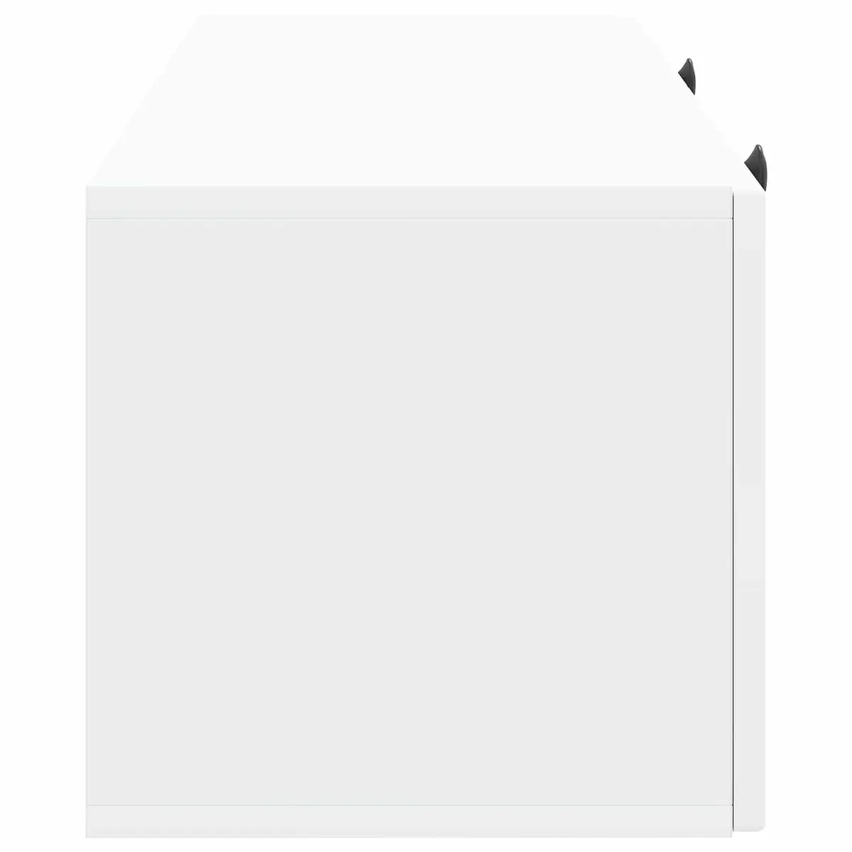 White Wall-Mounted TV Cabinet for Living Room