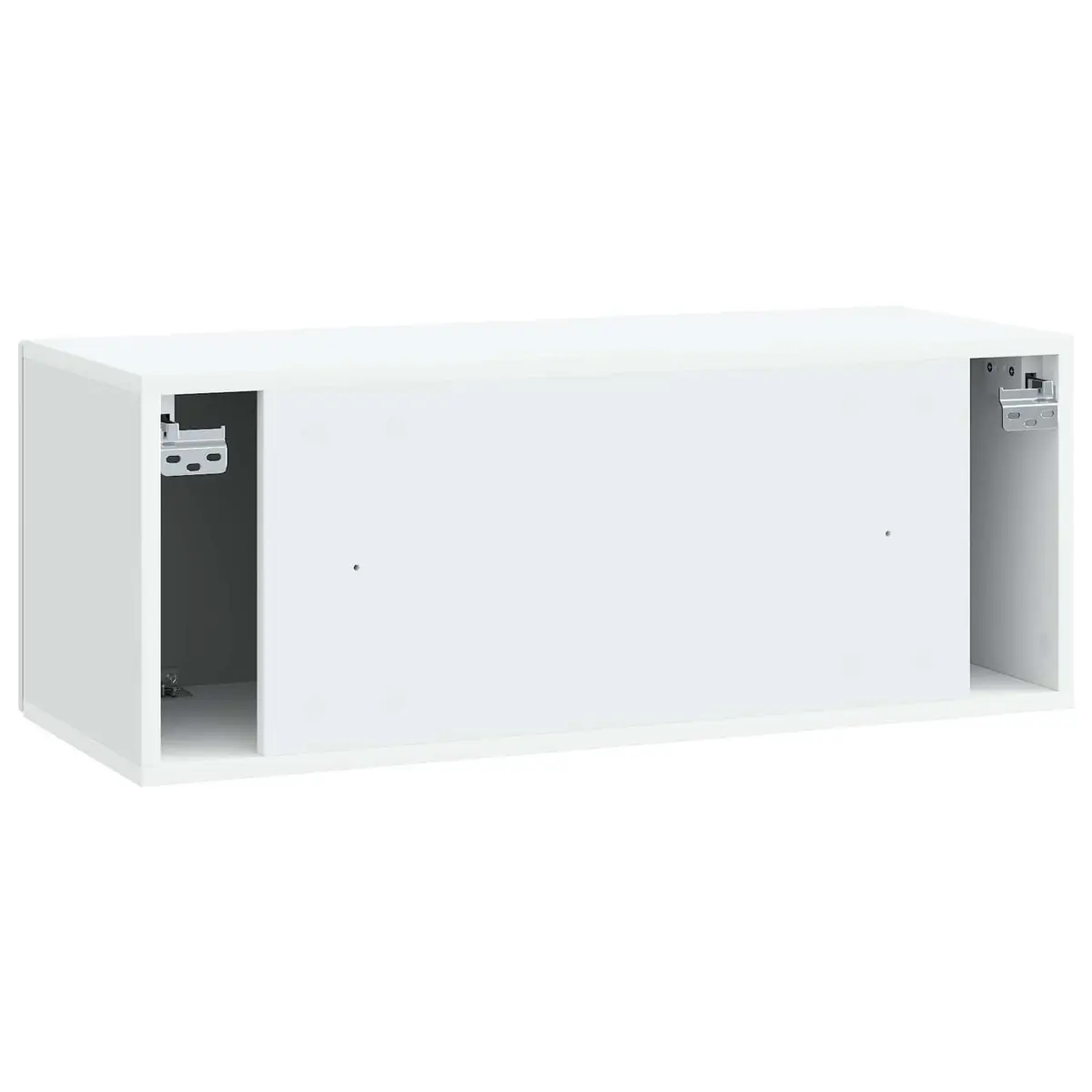 White Wall-Mounted TV Cabinet for Living Room