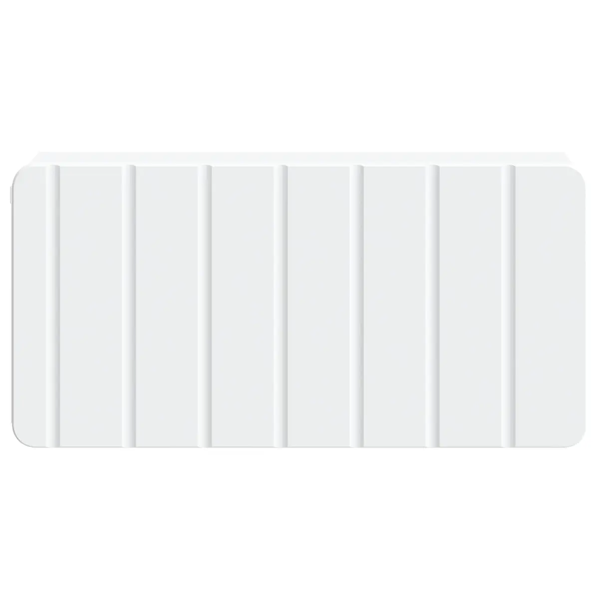 Wall-Mounted Bedside Cabinet White Engineered Wood Storage Unit 49 x 34.5 x 24 cm
