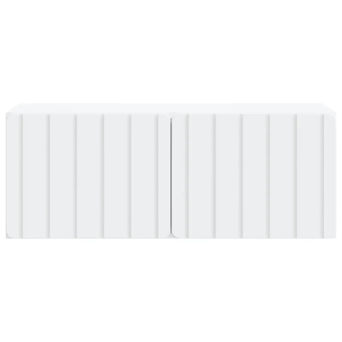 Wall-Mounted TV Cabinet 78.5 x 31 x 30 cm White Storage Unit Modern Design