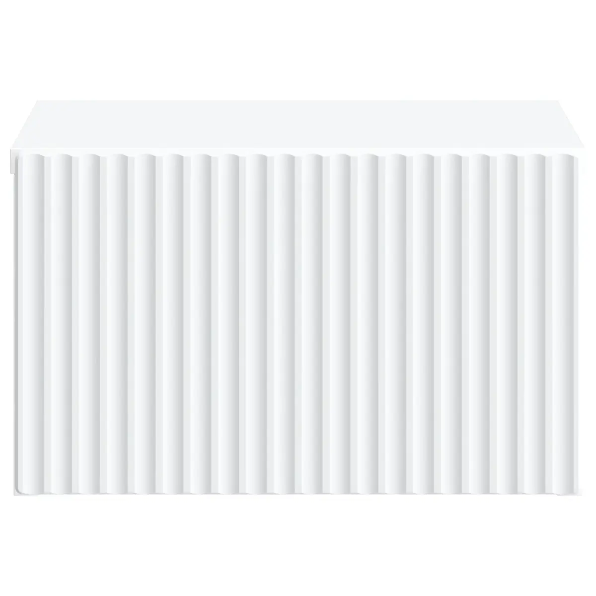 Wall-Mounted Bedside Cabinet Storage Drawer White 33x34.5x20cm Engineered Wood