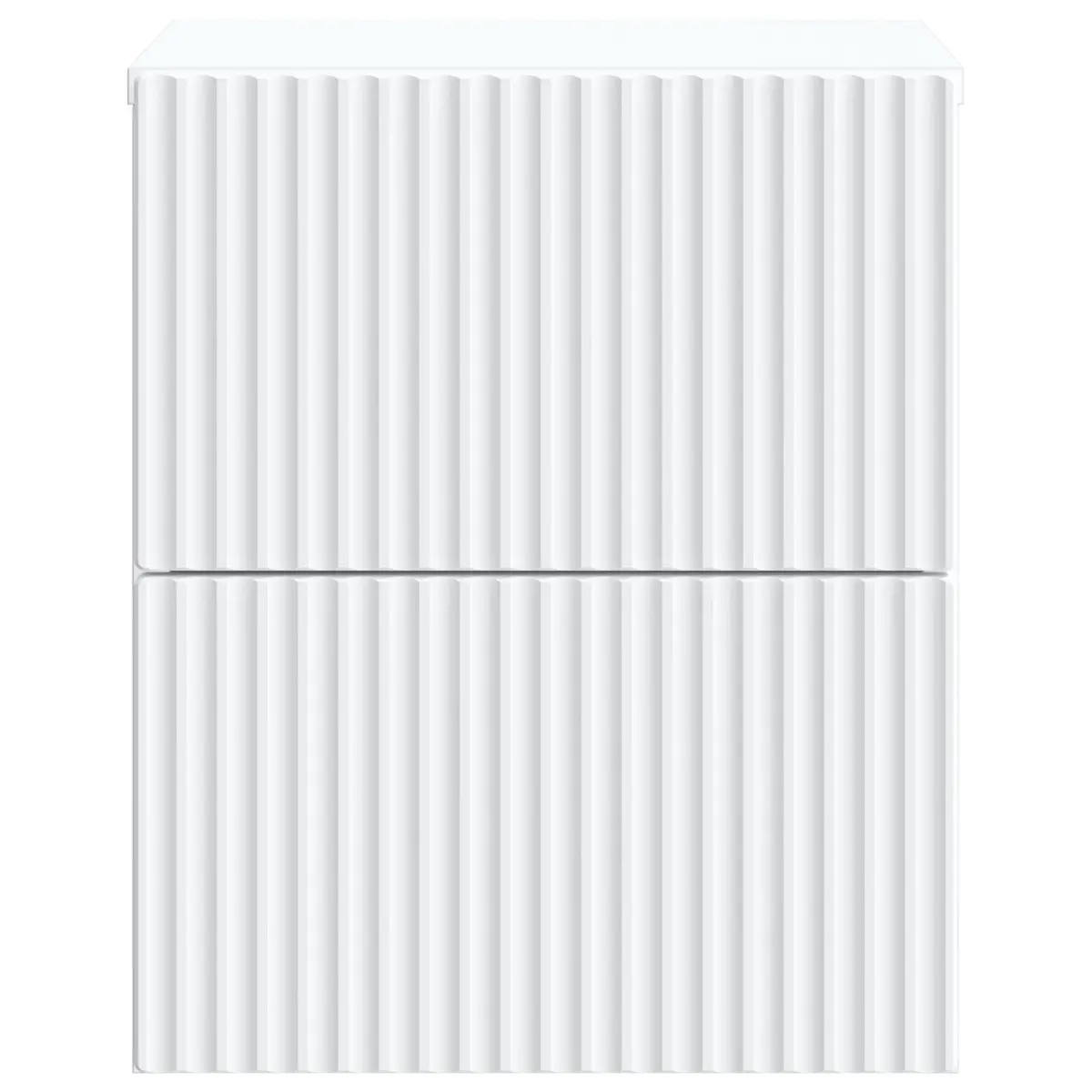 White Engineered Wood Wall-Mounted Cabinet