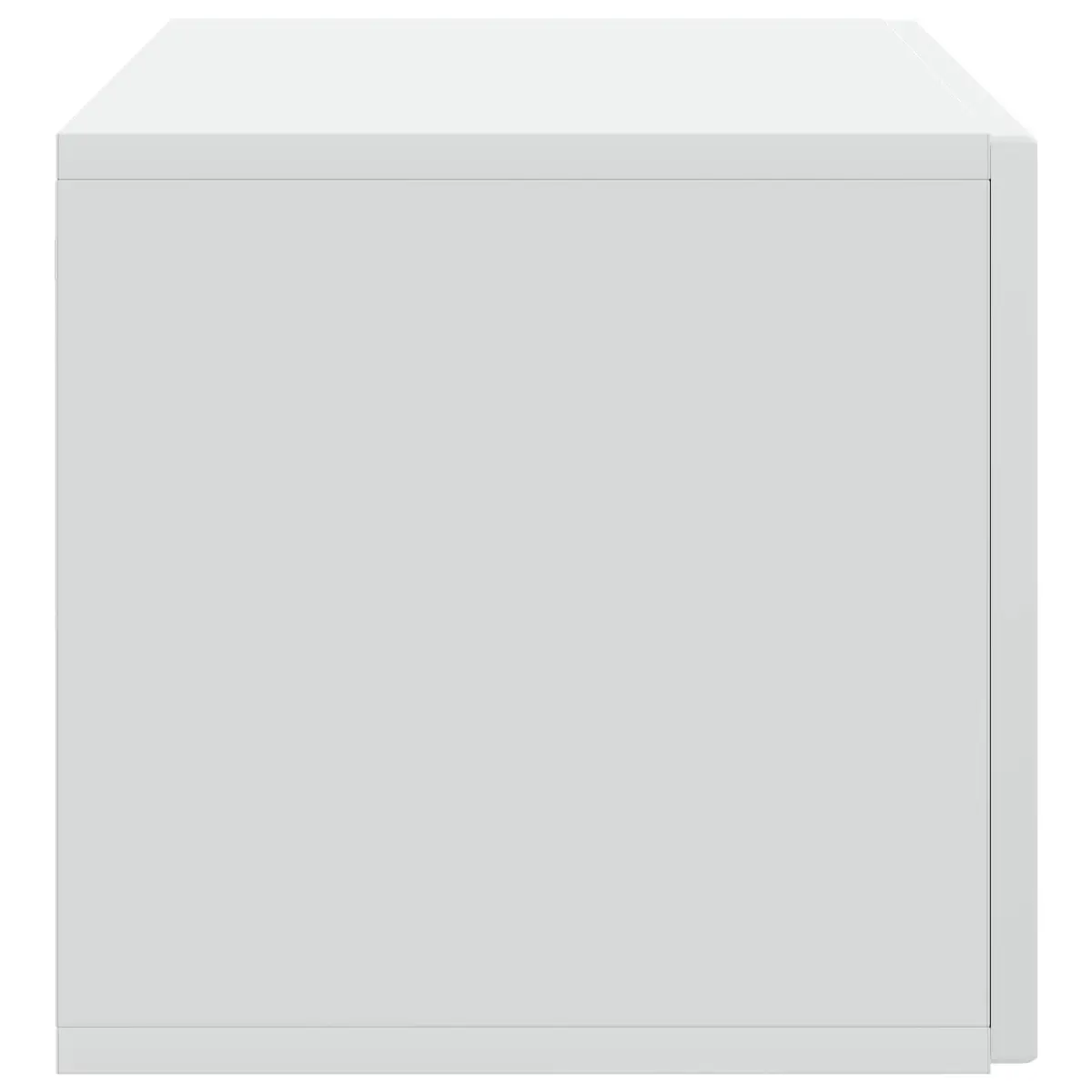 Wall-Mounted TV Cabinet White Modern Storage Unit Living Room Entertainment