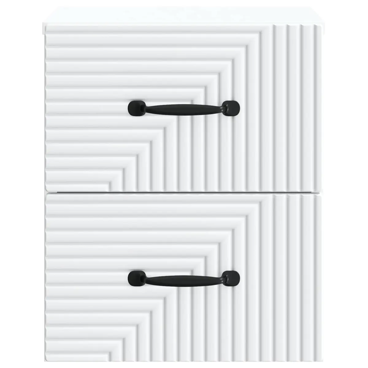 Wall-Mounted Bedside Cabinet in White 34.5 x 33 x 40 cm