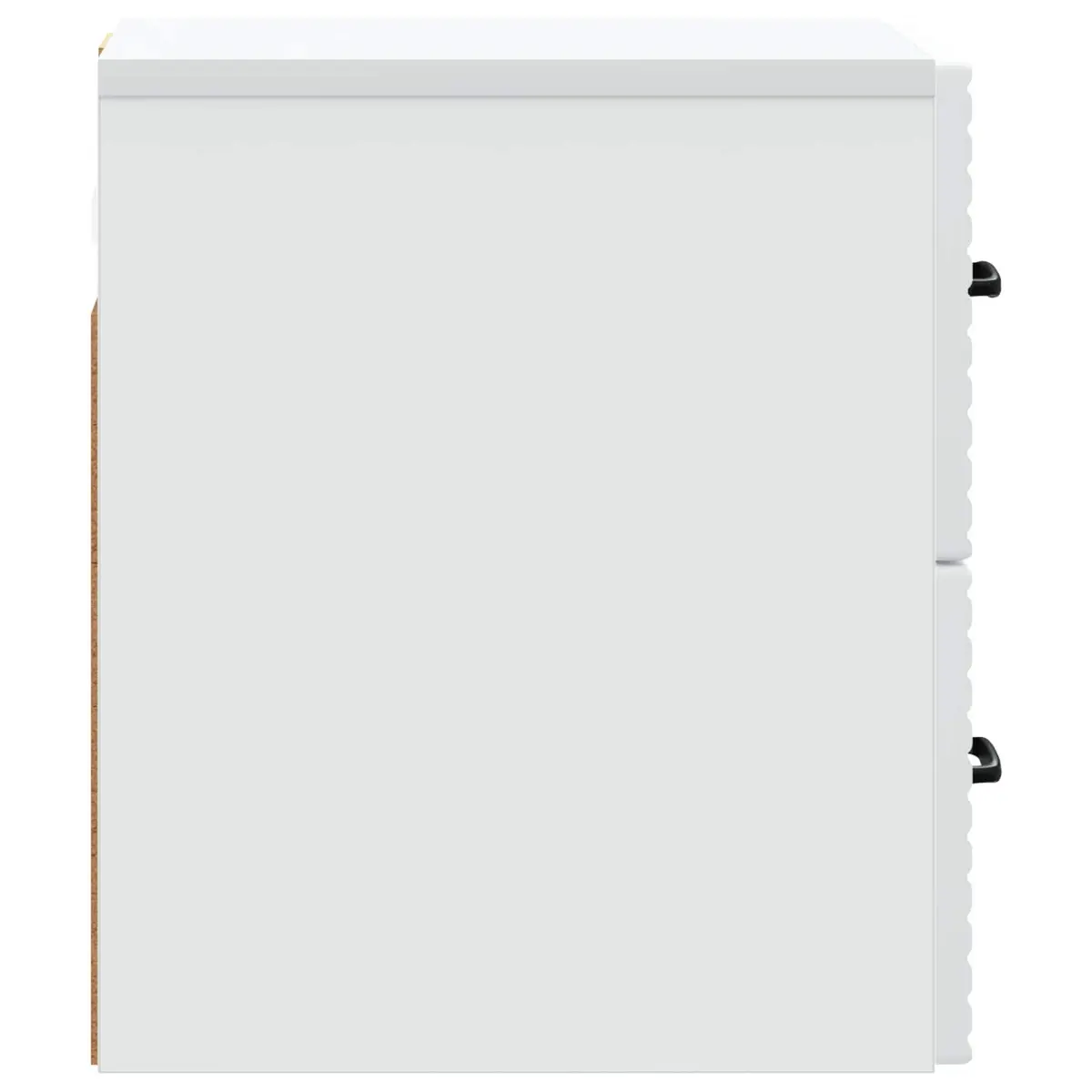 Wall-Mounted Bedside Cabinet in White 34.5 x 33 x 40 cm
