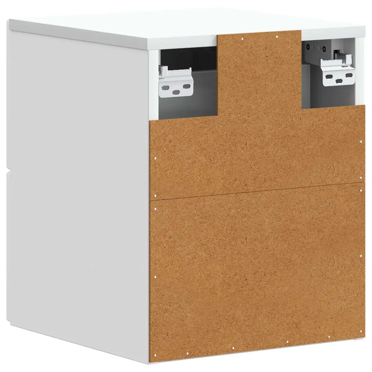 Wall-Mounted Bedside Cabinet in White 34.5 x 33 x 40 cm