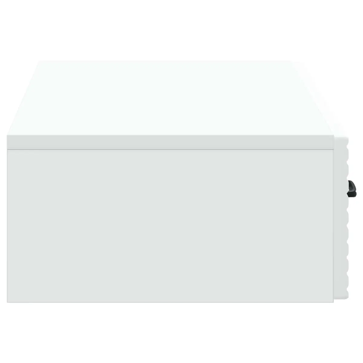 Wall-Mounted Side Table Modern White 87.5cm Engineered Wood