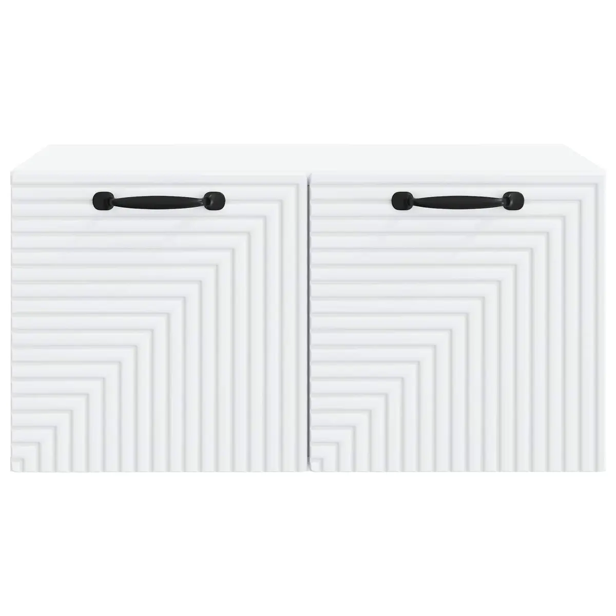 Wall-Mounted TV Cabinet in White 59.5 x 41 x 30cm