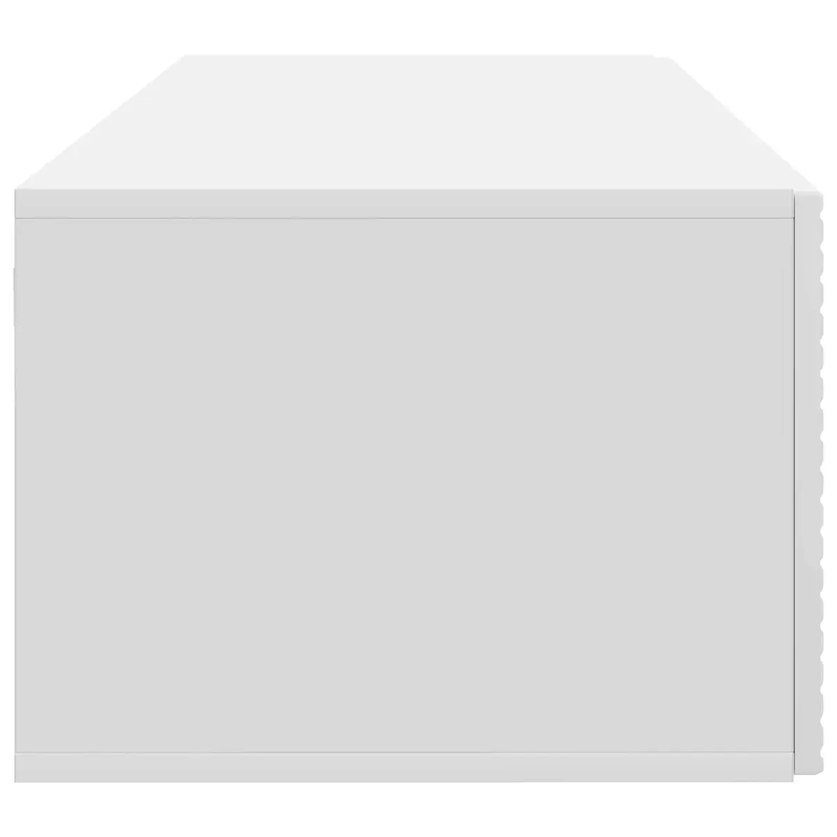 Wall-Mounted TV Cabinet White 78.5 x 41 x 30 cm Engineered Wood Modern Living Room Storage Unit