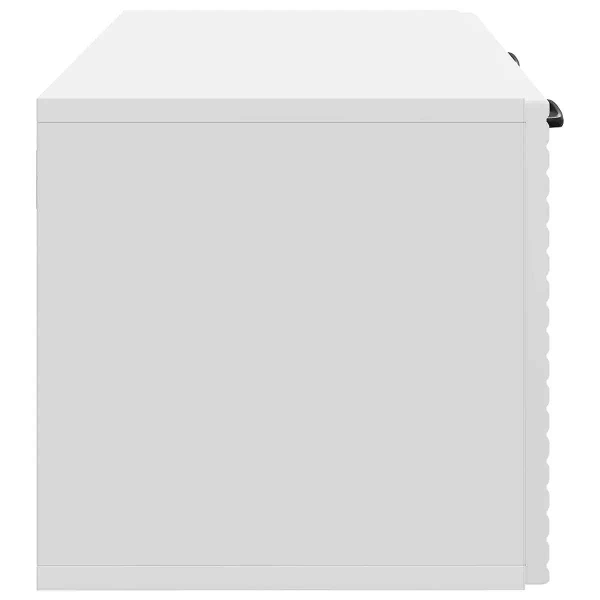 Wall-Mounted TV Cabinet White Modern 59.5x31x30cm Engineered Wood