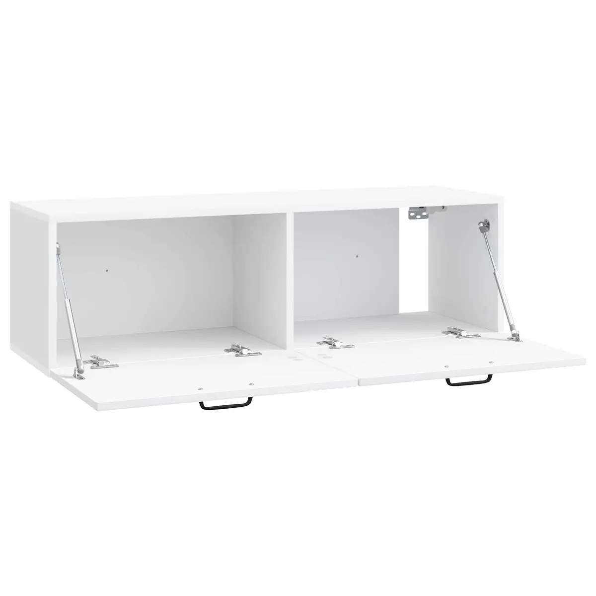 Wall-Mounted TV Cabinet in White
