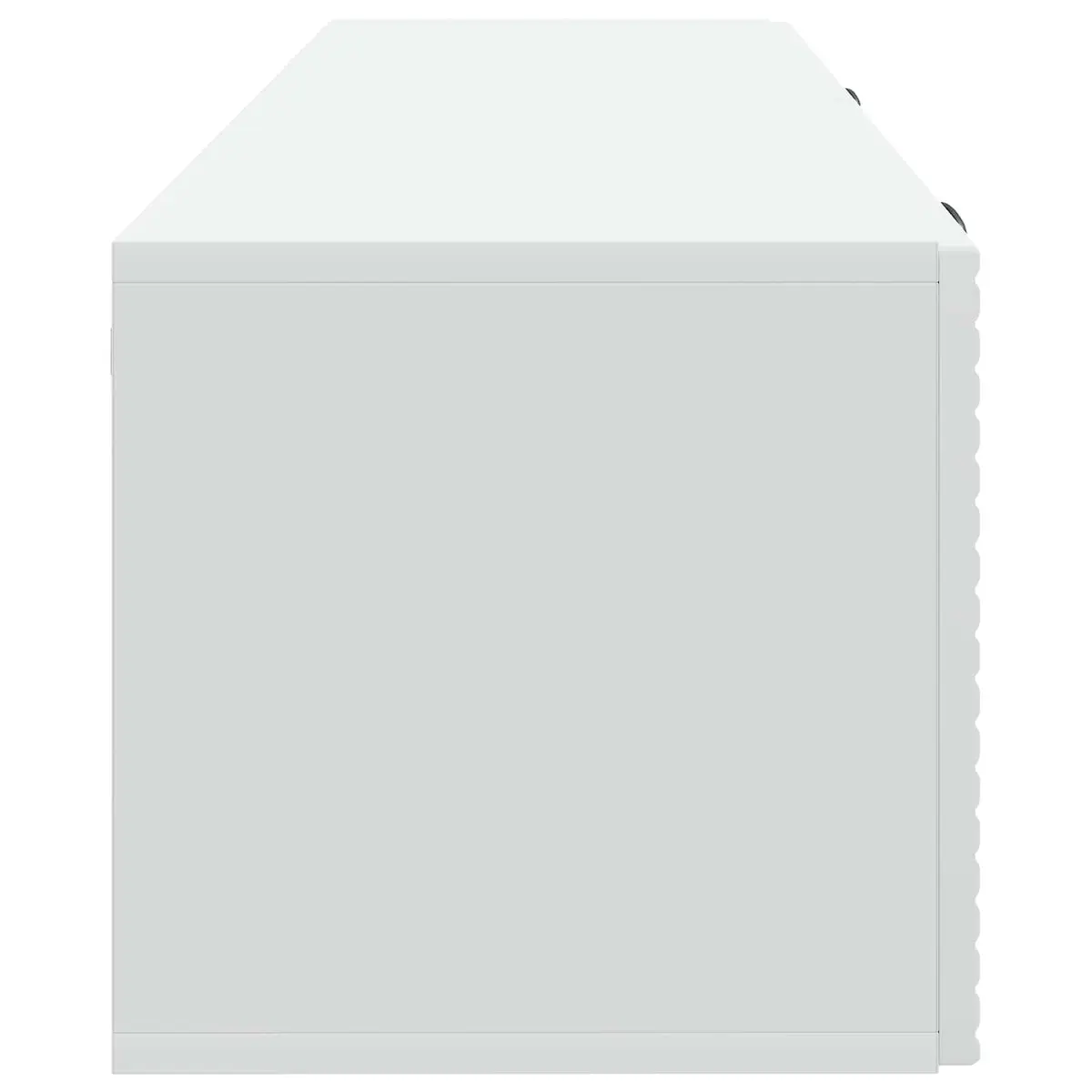 Wall-Mounted TV Cabinet in White