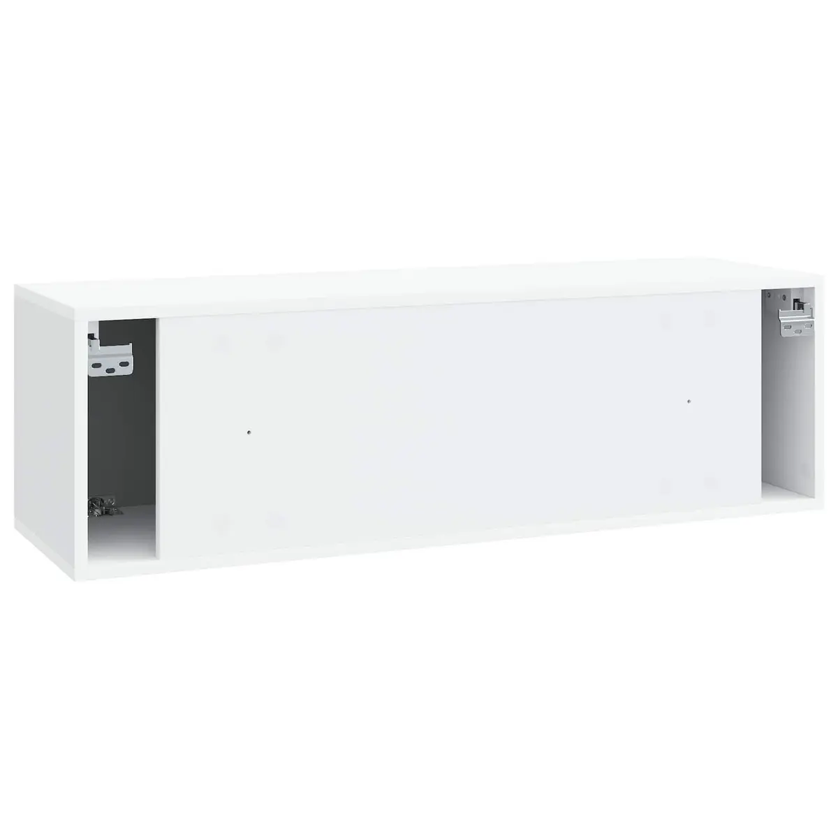 Wall-Mounted TV Cabinet in White