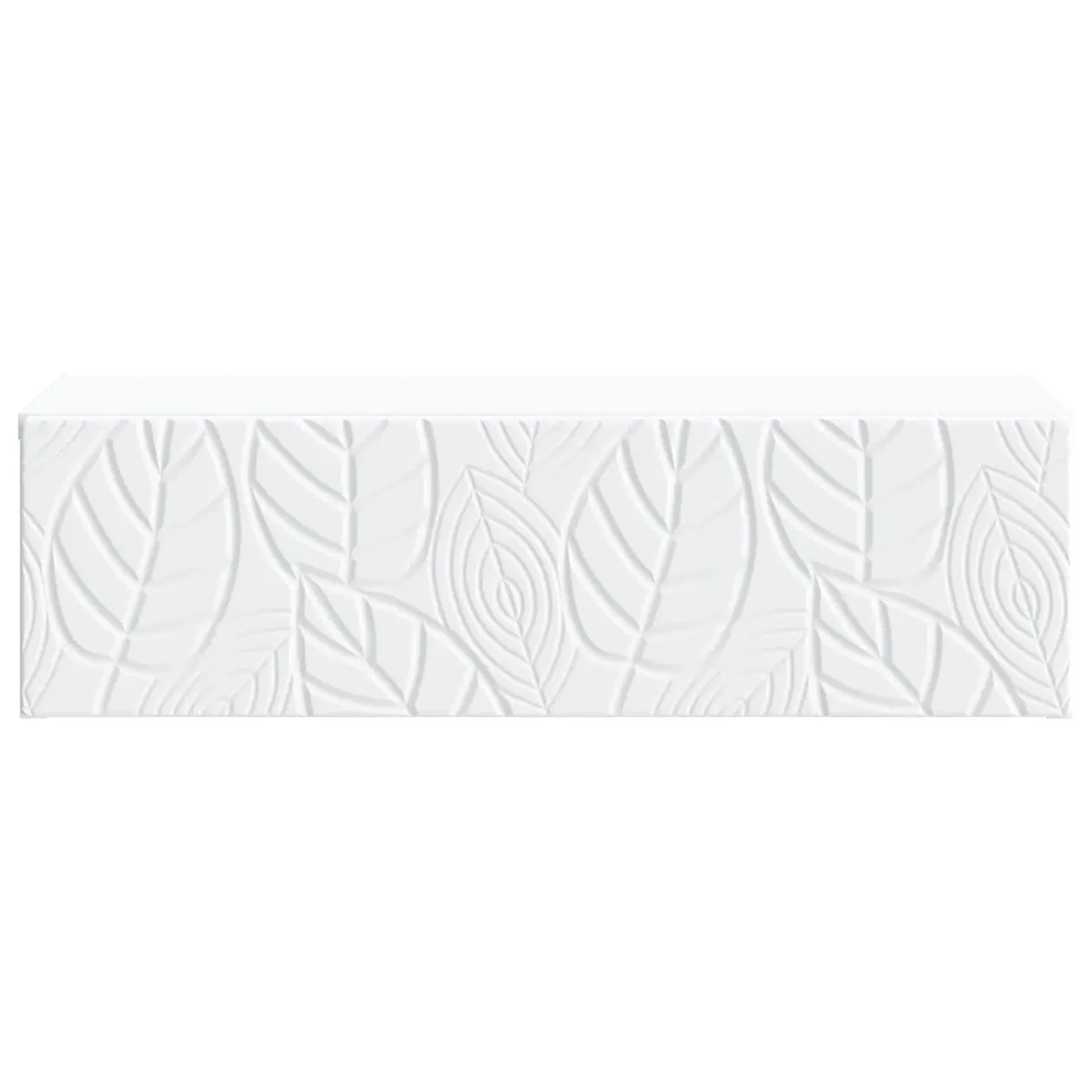 Wall-Mounted Side Table White Engineered Wood Modern 87.5 x 34.5 x 17 cm