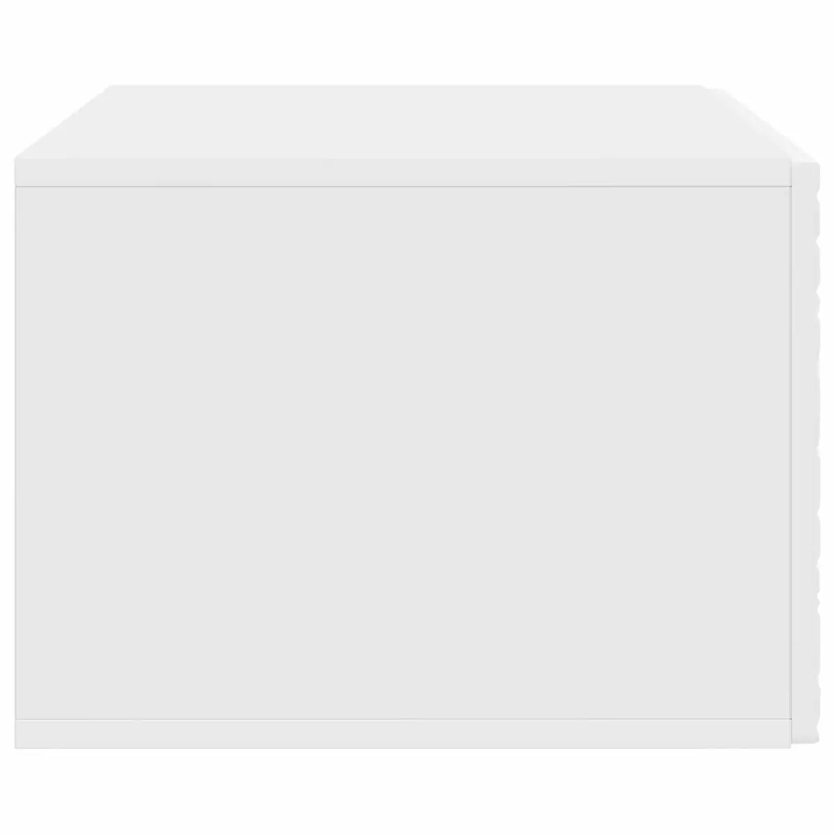 White Engineered Wood Wall-Mounted TV Cabinet 59.5cm