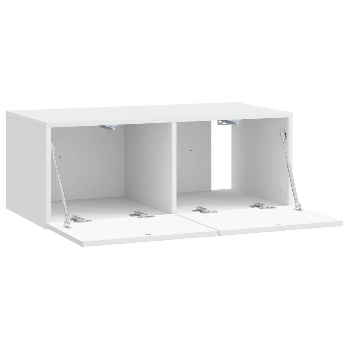 Wall-Mounted TV Cabinet White 78.5 x 41 x 30 cm Engineered Wood Storage Unit