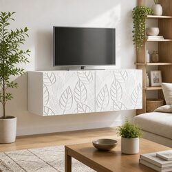 Elegant Wall-Mounted TV Cabinet for Cozy Living Spaces