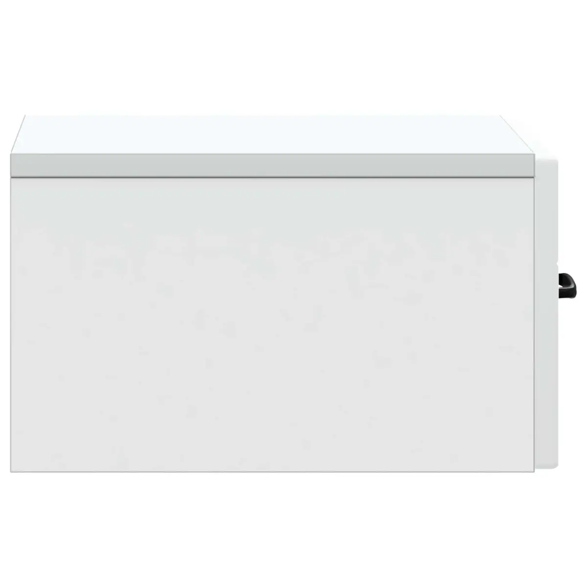 Wall-Mounted Bedside Cabinet White Modern Minimalist 34.5 x 33 x 20 cm Engineered Wood