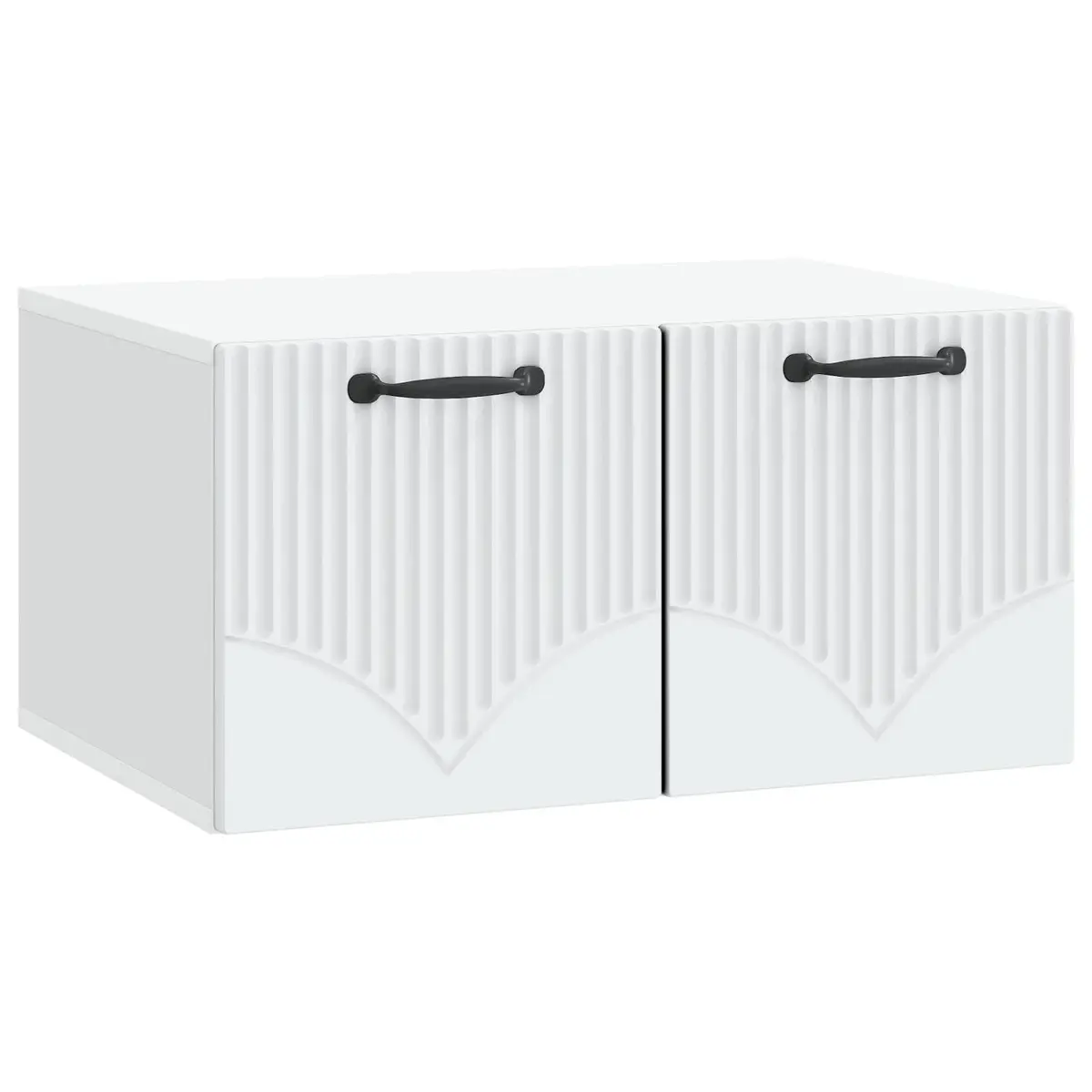 Wall-Mounted TV Cabinet White Modern 59.5 x 41 x 30 cm Engineered Wood