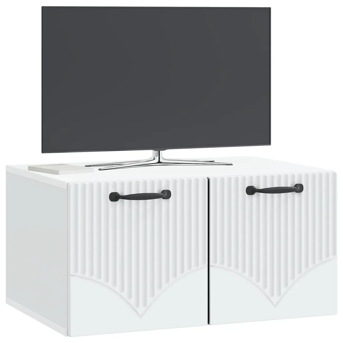 Wall-Mounted TV Cabinet White Modern 59.5 x 41 x 30 cm Engineered Wood