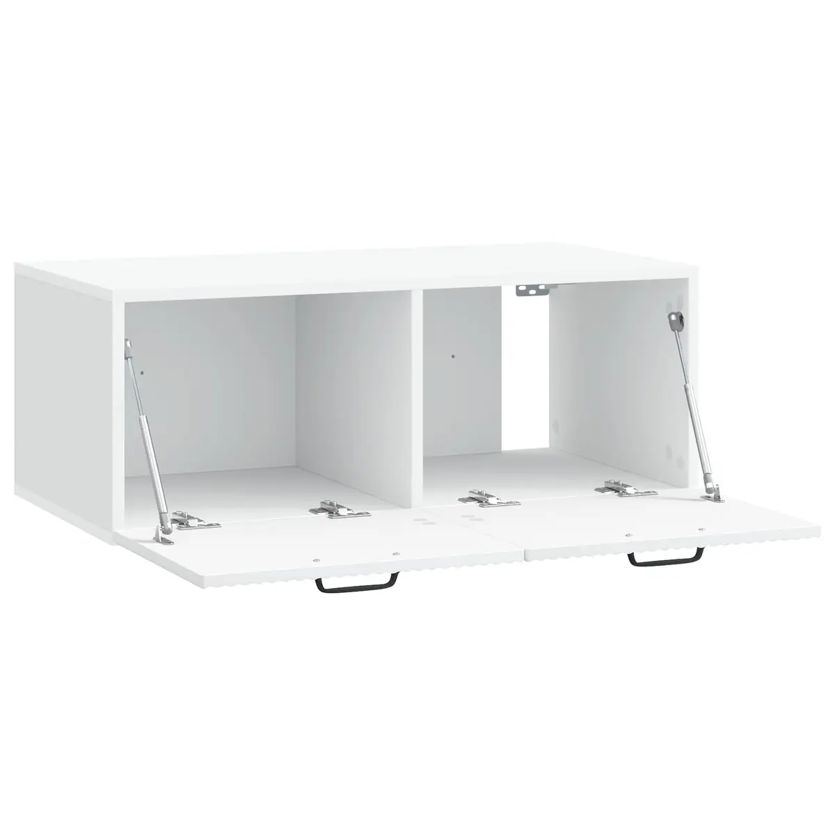 Wall-Mounted TV Cabinet White Modern Storage Unit 78.5 x 41 x 30 cm Engineered Wood