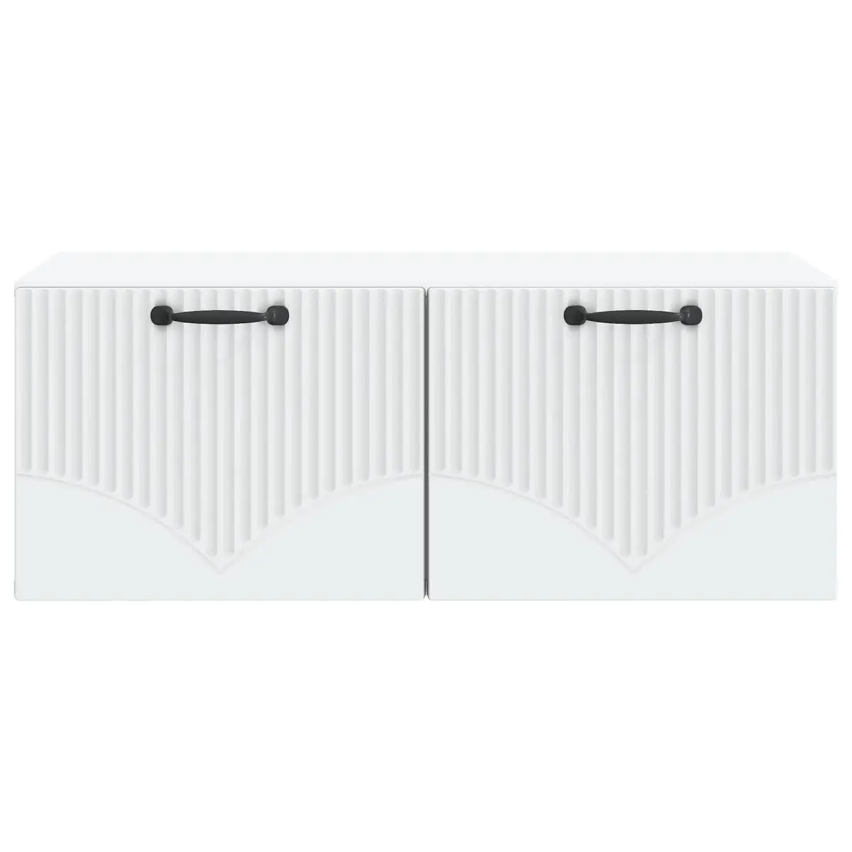 Wall-Mounted TV Cabinet White Modern Storage Unit 78.5 x 41 x 30 cm Engineered Wood