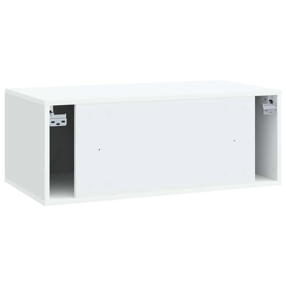 Wall-Mounted TV Cabinet White Modern Storage Unit 78.5 x 41 x 30 cm Engineered Wood