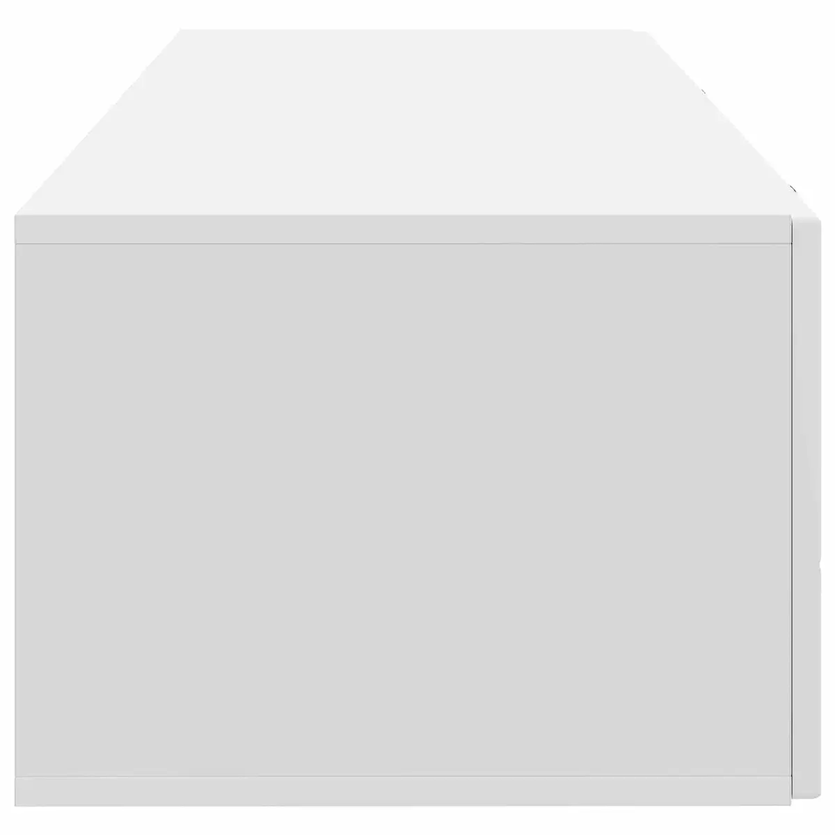Wall-Mounted TV Cabinet White 98x41x30cm Engineered Wood Media Storage Unit