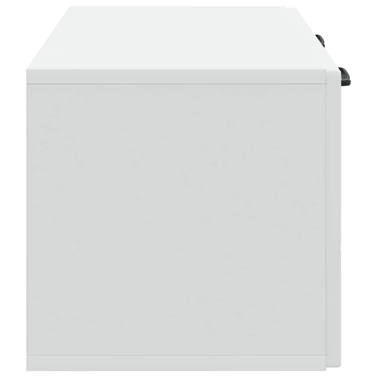 White Wall-Mounted TV Cabinet for Living Rooms