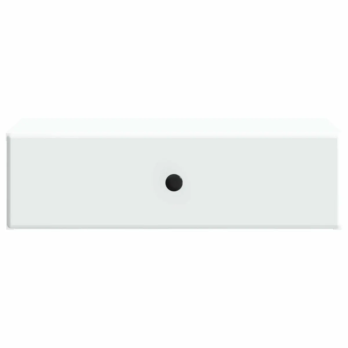 Wall-Mounted Side Table White Engineered Wood Modern 59 x 34.5 x 17 cm