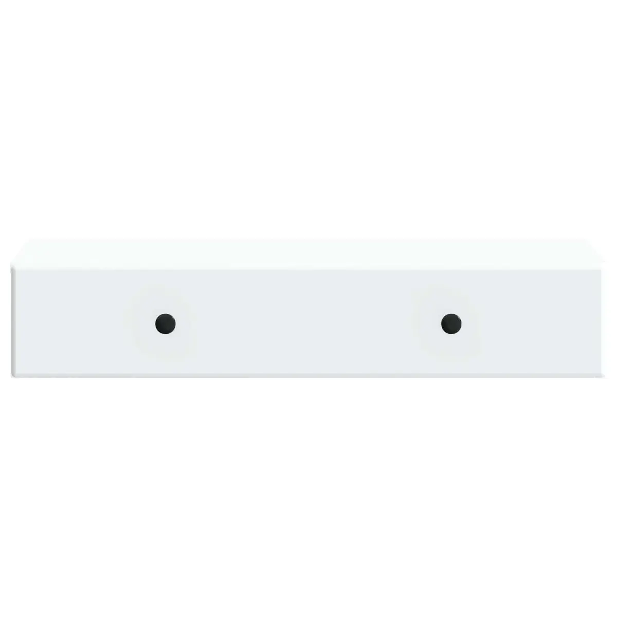 Wall-Mounted Side Table White Storage Cabinet with Drawers Modern Design 87.5cm