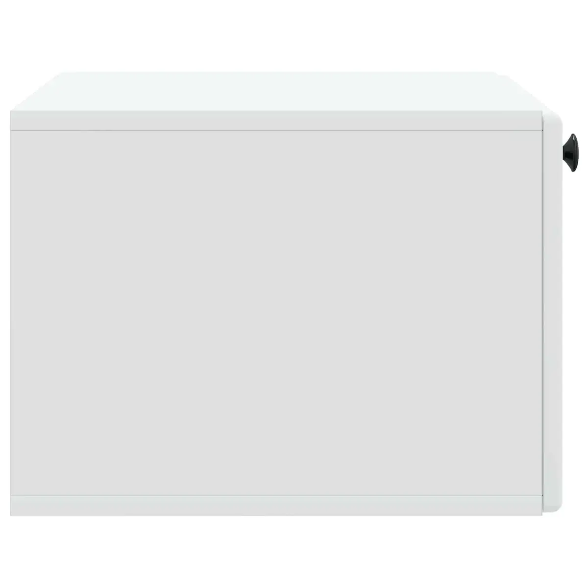 Wall-Mounted White TV Cabinet for Living Rooms