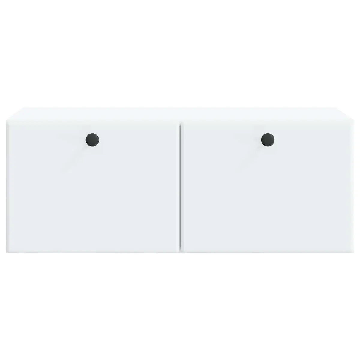 Wall-Mounted TV Cabinet in White