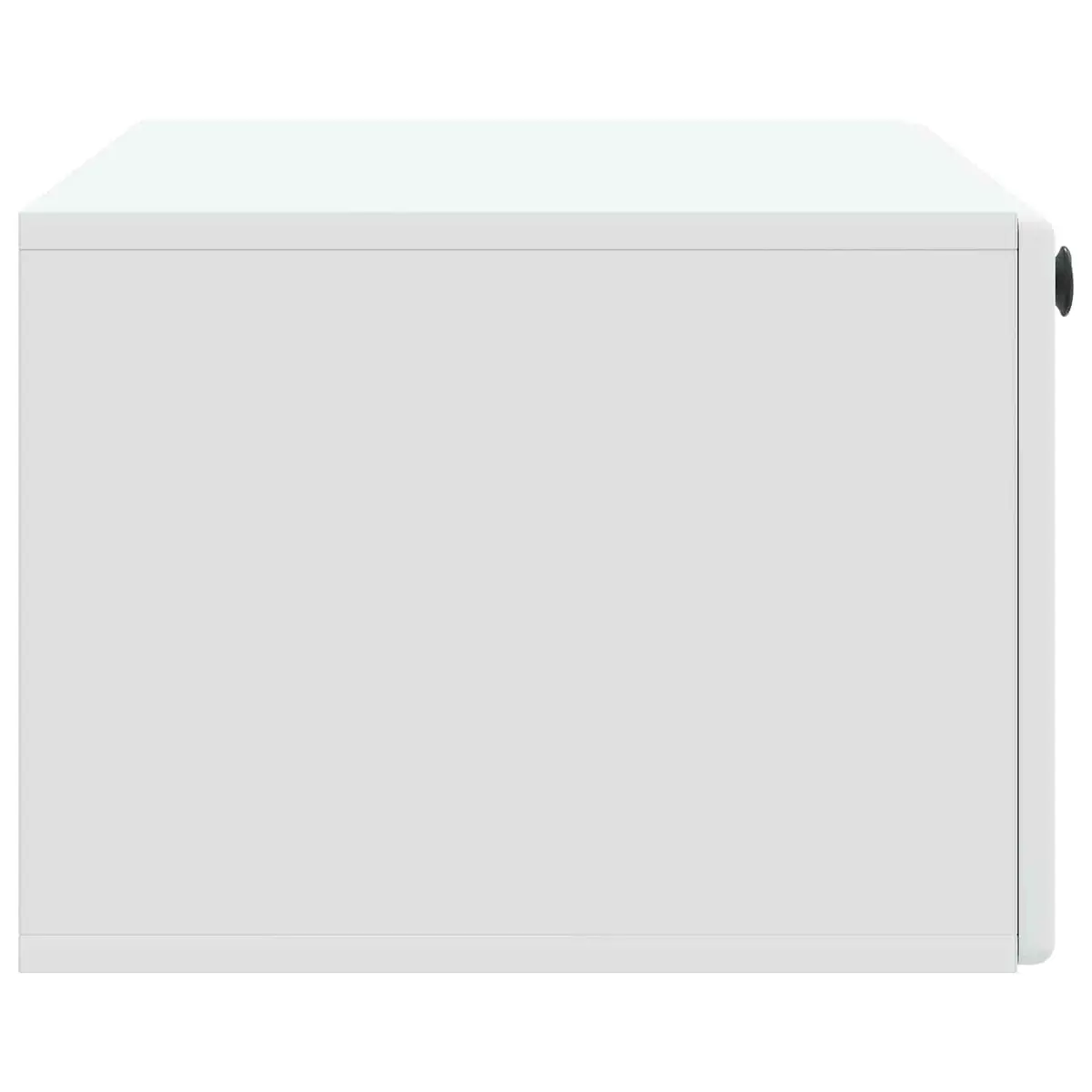 Wall-Mounted TV Cabinet in White